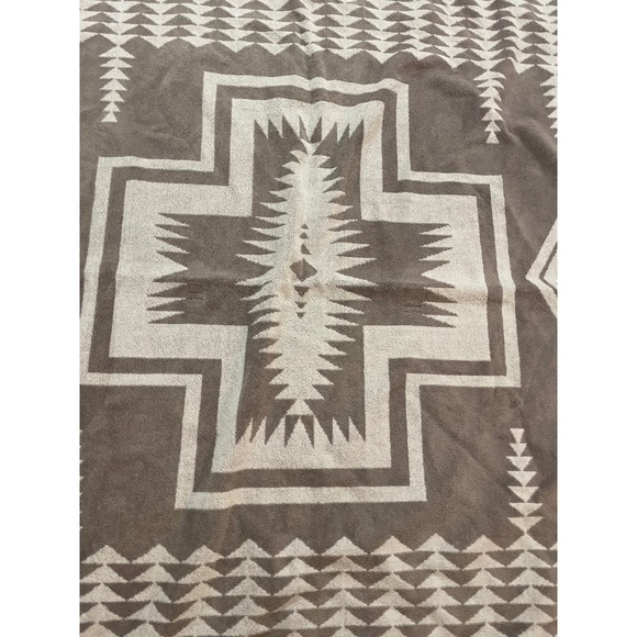 Pendleton Home Collection Beach Towel Southwestern Geometric Turquoise Cotton - Picture 4 of 8